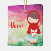 Kawaii Little Girl Red Ornament (Links)