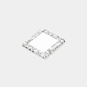 Kawaii Llama Pattern Post-it Klebezettel (angewinkelt)