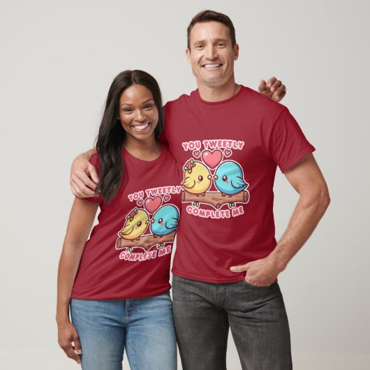 Kawaii Lovebirds - Du tweetet mich ab T-Shirt (Unisex)