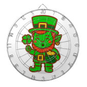 Kawaii Lucky Leprechaun Dartscheibe (vorne)