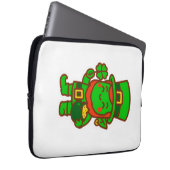 Kawaii Lucky Leprechaun Laptopschutzhülle (Vorne Rechts)