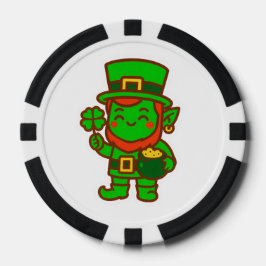 Kawaii Lucky Leprechaun Pokerchips