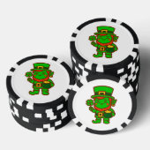 Kawaii Lucky Leprechaun Pokerchips (Stapel)