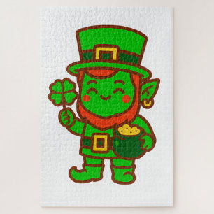 Kawaii Lucky Leprechaun Puzzle