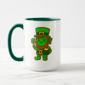 Kawaii Lucky Leprechaun Tasse (Links)