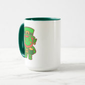 Kawaii Lucky Leprechaun Tasse (Vorderseite Links)