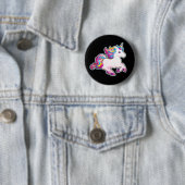 Kawaii magisches Süßigkeits-Einhorn Button (Beispiel)
