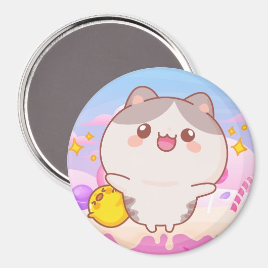 Kawaii Magnet (Vorderseite/Rückseite)