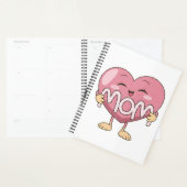 Kawaii-Mama-Herz-Umarmen-Design Planer (Anzeige)