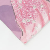 Kawaii Marshmallow & Ice Cream Muster Fleecedecke (Ecke)