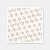 Kawaii Marshmallow Smores Serviette (Vorderseite)