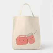 Kawaii Marshmallow Tote Bag Tragetasche (Vorne)