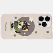 Kawaii Matcha Cat Case Gift for Anime & Cat Lovers (Rückseite (Horizontal))