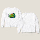 Kawaii Matcha Cream Pancakes Ocean Wave Art (Design Vorderseite & Rückseite)