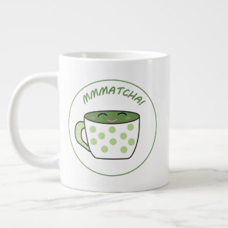 Kawaii Matcha lächelnd Jumbo-Tasse