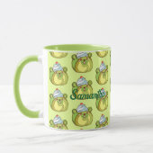Kawaii Matcha Swiss Roll Bear Cake Tasse (Links)