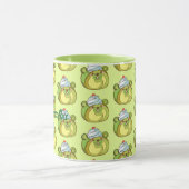 Kawaii Matcha Swiss Roll Bear Cake Tasse (Zentrum)