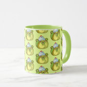 Kawaii Matcha Swiss Roll Bear Cake Tasse (VorderseiteRechts)