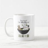 Kawaii Matcha Tea Cat Japanisch Kaffeetasse (Links)