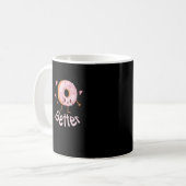 Kawaii Matching Couple Coffee And Donut Better Tog Kaffeetasse (Vorderseite Links)