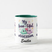 Kawaii Mein bootischer Obsession Name Halloween Tasse (Zentrum)
