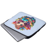 Kawaii Mermaid Laptopschutzhülle (Vorne Knopf)