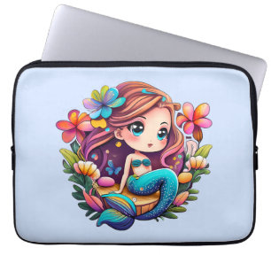 Kawaii Mermaid Laptopschutzhülle
