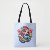 Kawaii Mermaid Tasche (Vorderseite)