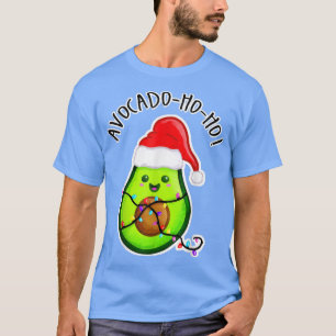 Kawaii Merry Christmas Avocado Ho Ho Avocado Lover T-Shirt