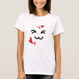 Kawaii-Minimalist-Katze  T-Shirt