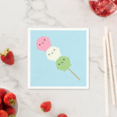 Kawaii Mochi Dango Serviette (Beispiel)