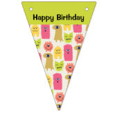 Kawaii Monster Birthday Bunting Banner (Dritte Fahne)