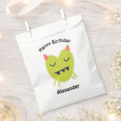 Kawaii Monster Birthday Favor Bag Geschenktütchen (Ausgeschnitten)