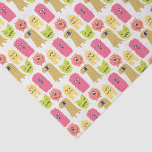 Kawaii Monster Birthday Tissue Paper Seidenpapier (Ausschnitt)