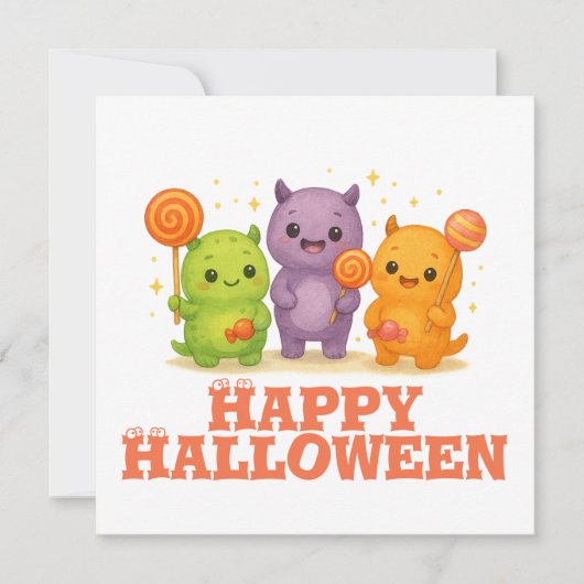 Kawaii Monsters & Lollipops Halloween (Vorderseite)