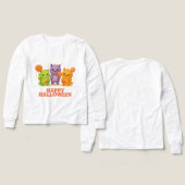 Kawaii Monsters & Lollipops Halloween-Fahnen (Design Vorderseite & Rückseite)