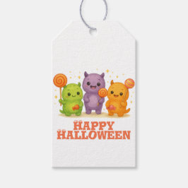 Kawaii Monsters & Lollipops Halloween Geschenkanhänger