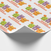 Kawaii Monsters & Lollipops Halloween Geschenkpapier (Ecke)