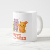 Kawaii Monsters & Lollipops Halloween Jumbo-Tasse (Vorderseite Rechts)