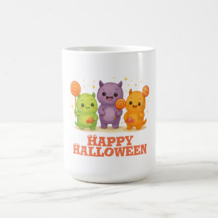 Kawaii Monsters & Lollipops Halloween Kaffeetasse