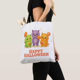 Kawaii Monsters & Lollipops Niedliche Halloween-Ta Tasche