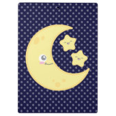 Kawaii Moon and Stars Clip Board Klemmbrett (Rückseite)