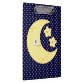 Kawaii Moon and Stars Clip Board Klemmbrett (Rechts)