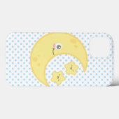Kawaii Moon and Stars iPad Mini Case (Rückseite (Horizontal))