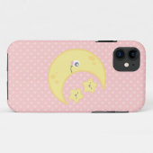 Kawaii Moon and Stars iPhone Case (Rückseite (Horizontal))
