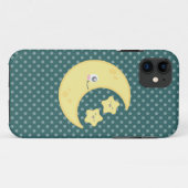 Kawaii Moon and Stars iPhone Case (Rückseite (Horizontal))
