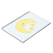 Kawaii Moon and Stars Notebook Notizblock (Linke Seite)