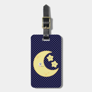 Kawaii Moon and Stars Travel Luggage Tags Gepäckanhänger