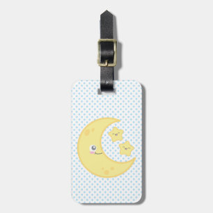 Kawaii Moon and Stars Travel Luggage Tags Gepäckanhänger