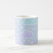 Kawaii Moon & Stars Aesthetic Cup Kaffeetasse (Mittel)